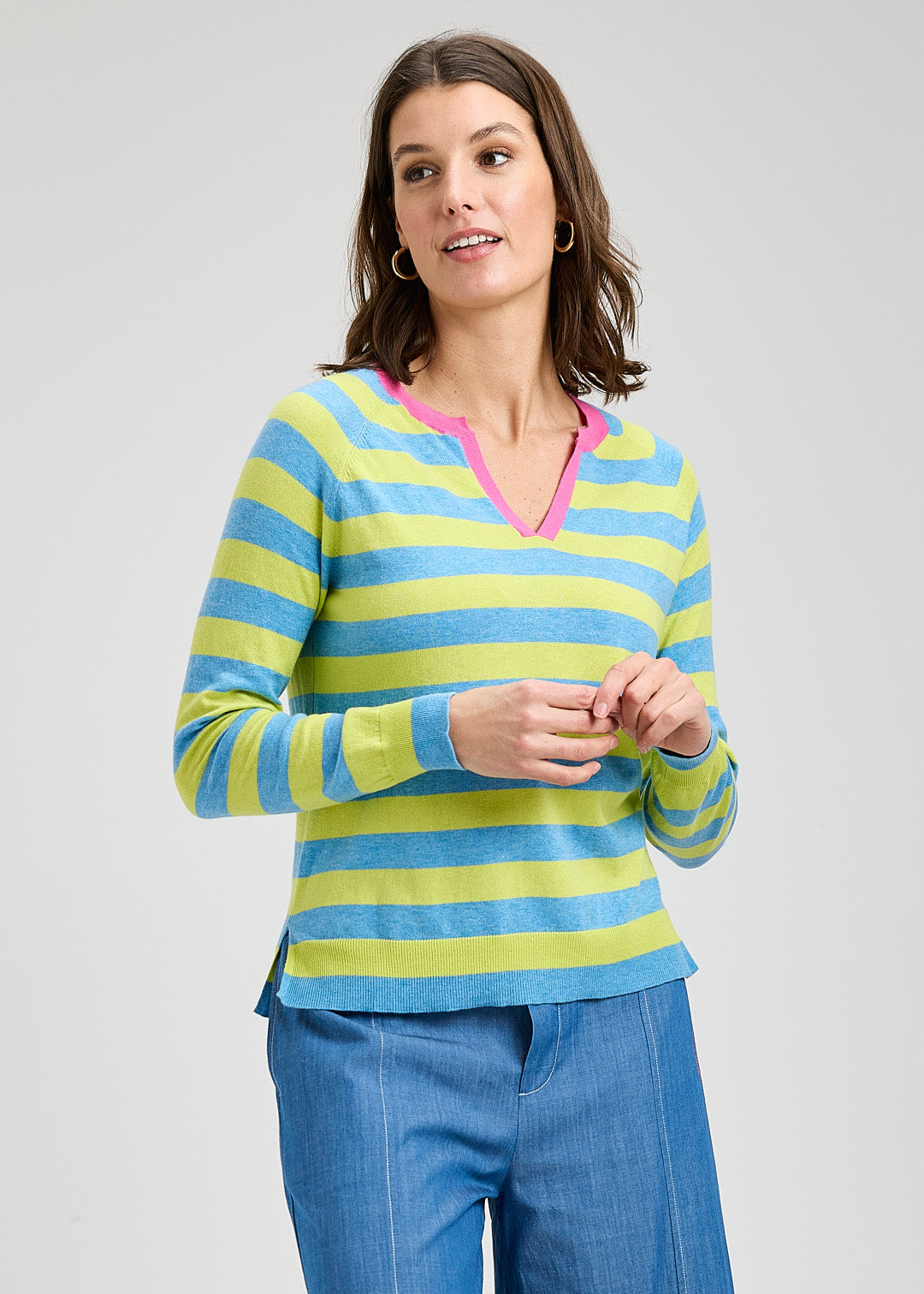 Stripe Knit Sweater