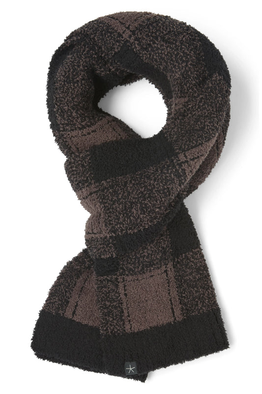 CozyChic Cotton Buffalo Plaid Scarf