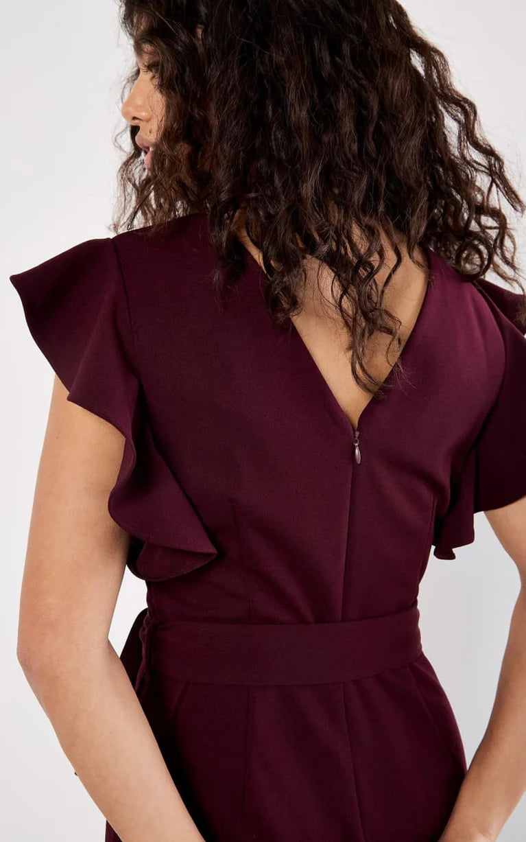 Ruffle Sleeve Jumpsuit