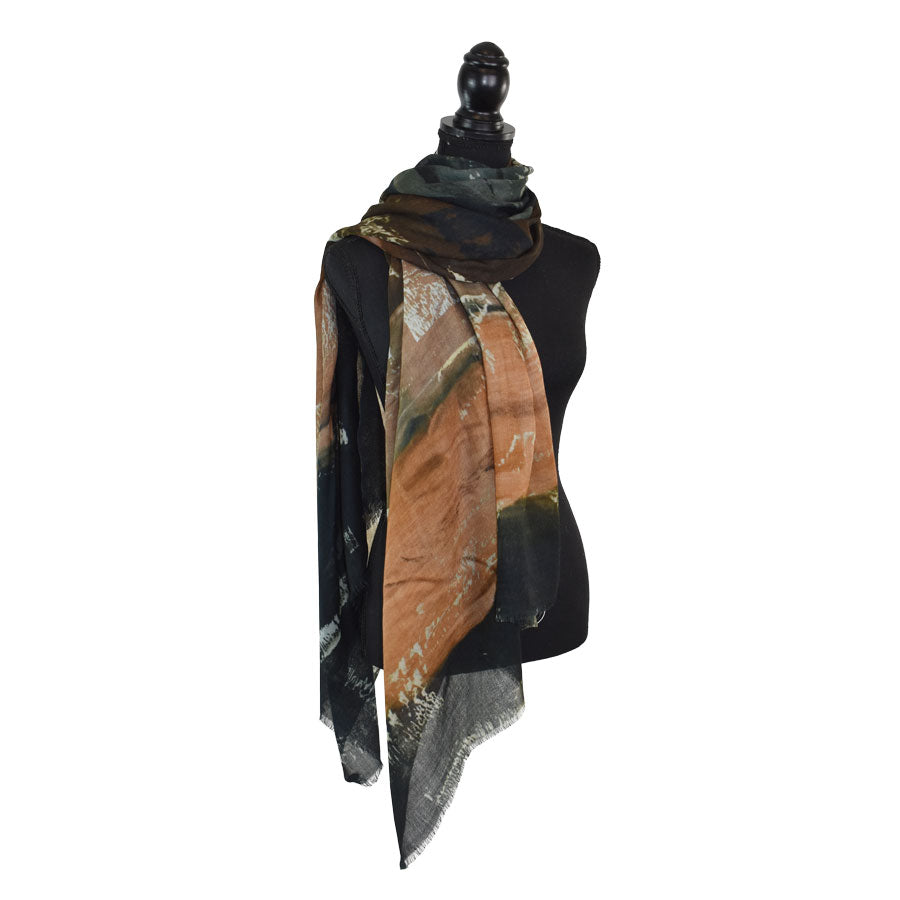 Brynlee Wool Scarf - Brown