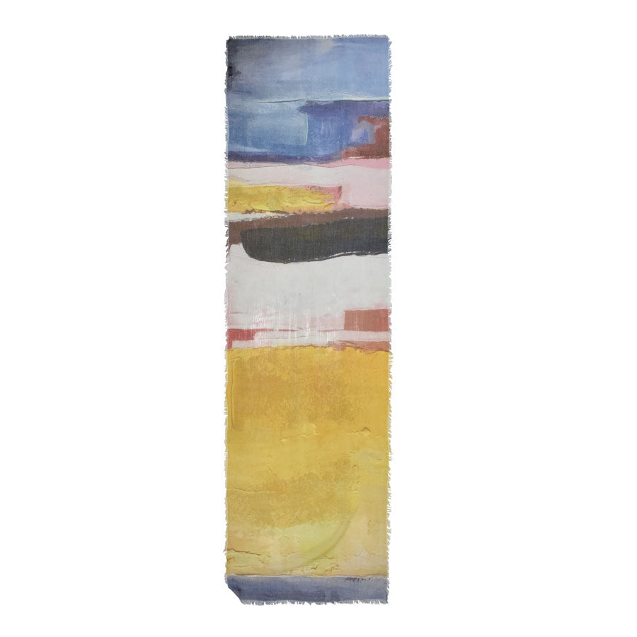 Elodia Watercolor Stripes Scarf