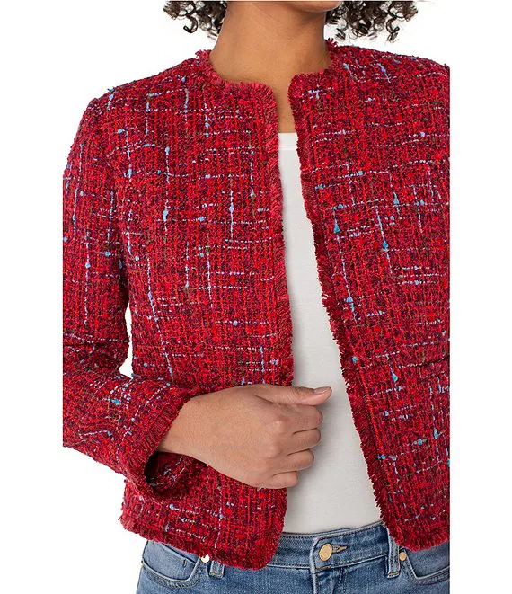 Collarless Jacket