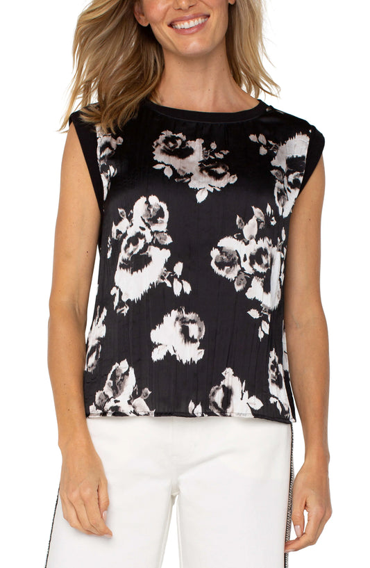 Sleeveless Woven Top