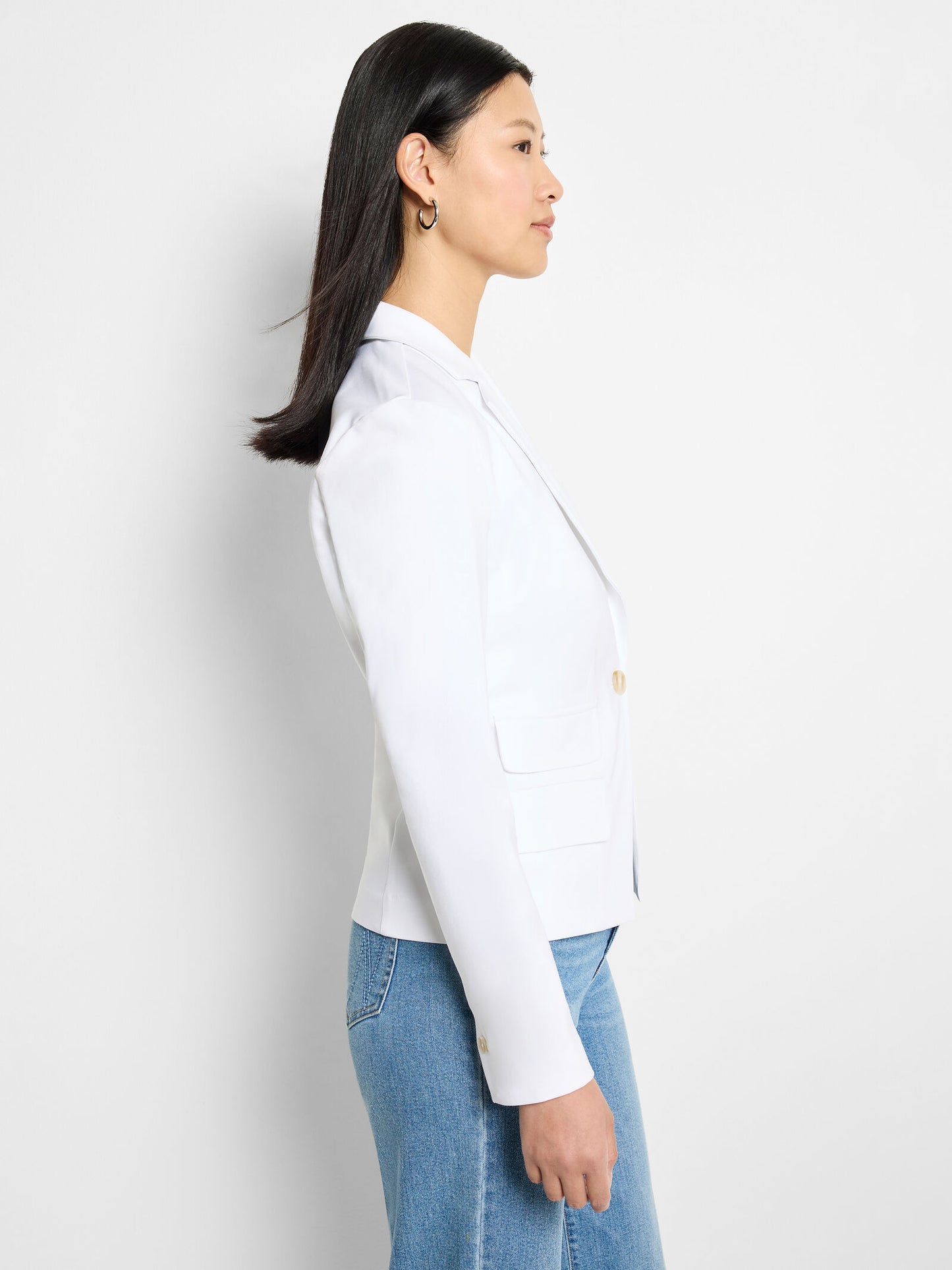 Seasonless Cotton Double Pocket Blazer