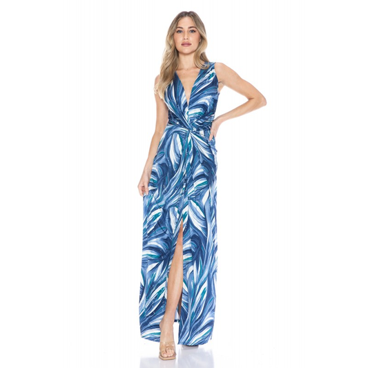 Twist Front Maxi Dress