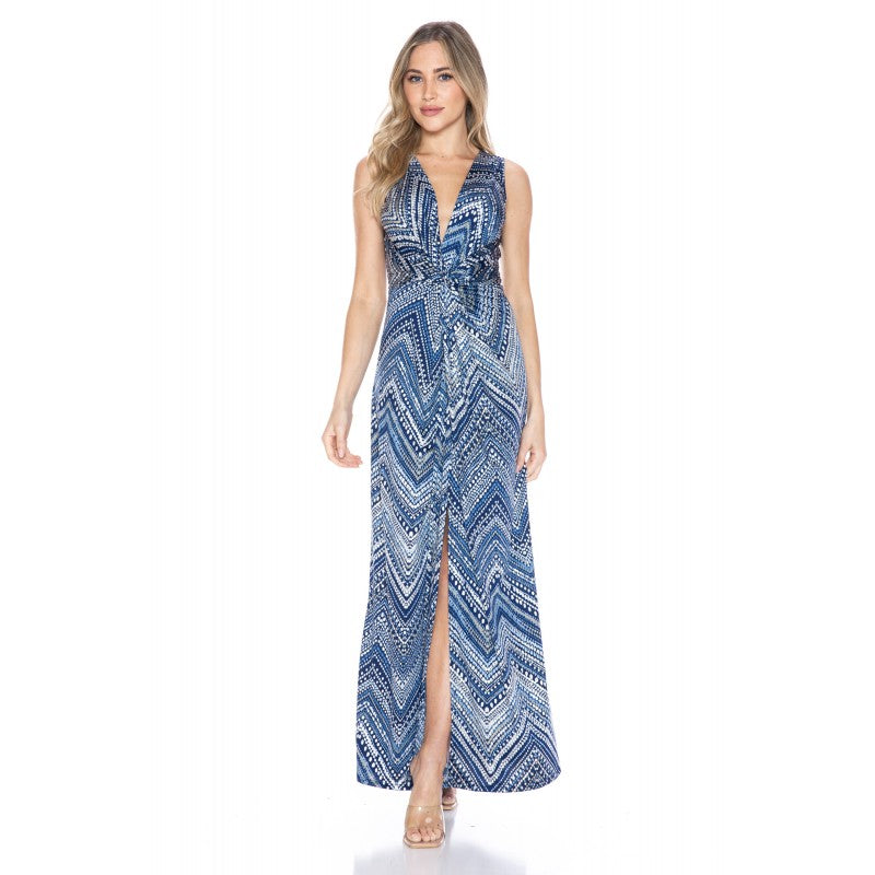 Twist Front Maxi Dress