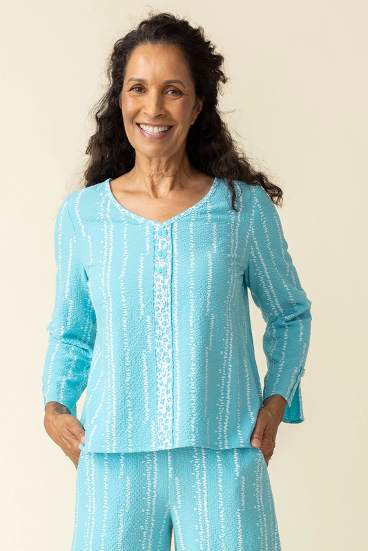 Crinkle Crepe Bud Livvy V-Neck