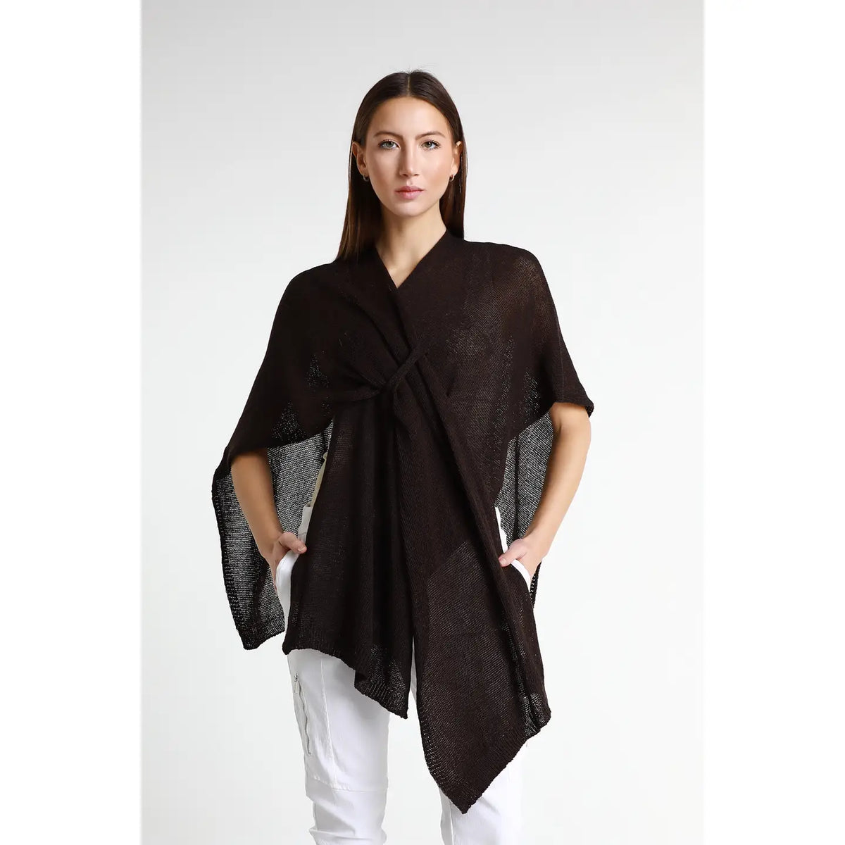 Aliya Mutli Way Cotton Wrap - Espresso