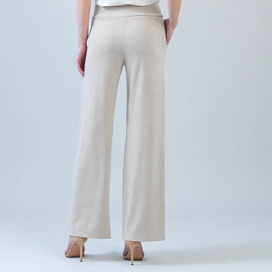 Wide Leg Pocket Pant - Lounge Knit