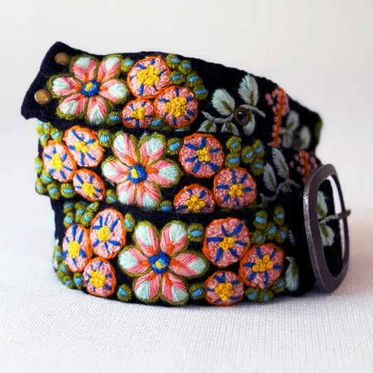 Southwest Walkabout Embroidered Belt