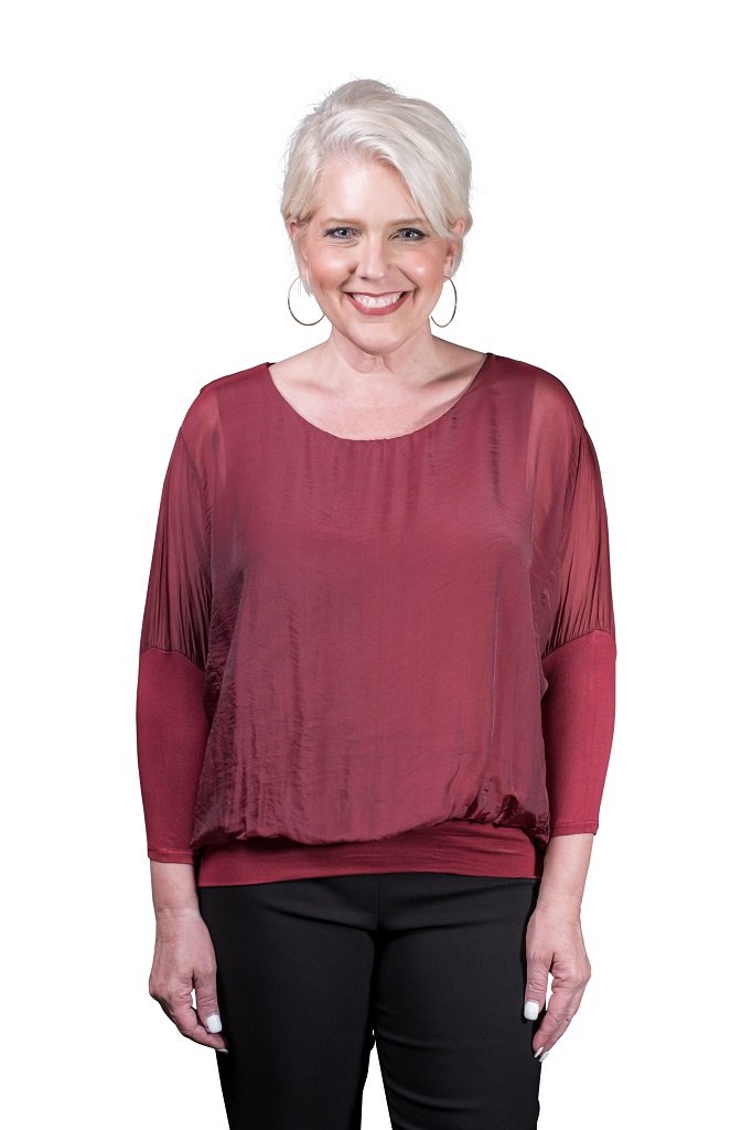 Rosa Silk Banded Blouse