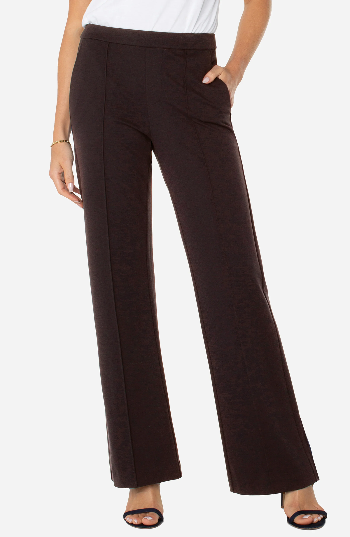 Kayla Wide Leg  Pull-On Trousers