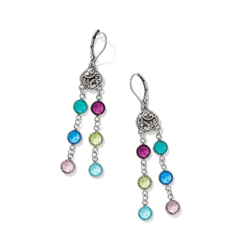 Contempo Color Gems Statement Earrings