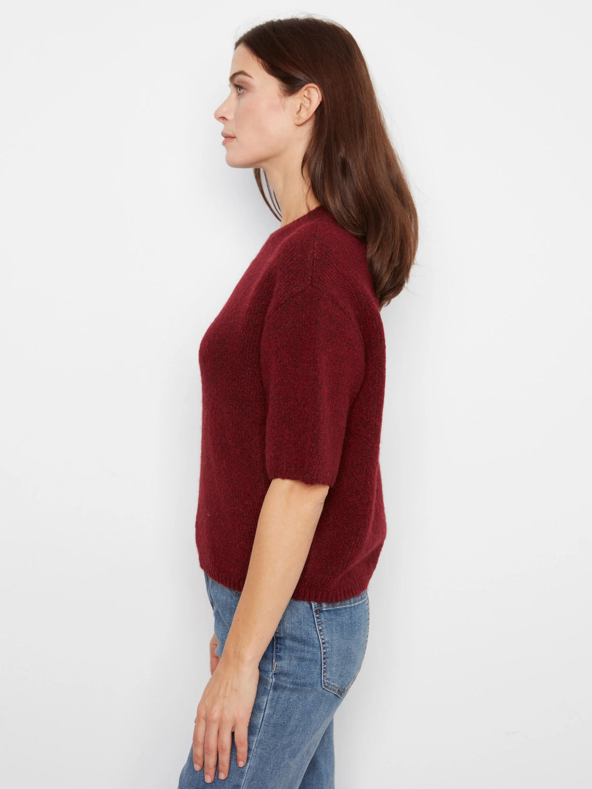 Balloon Elbow Sleeve Sweater