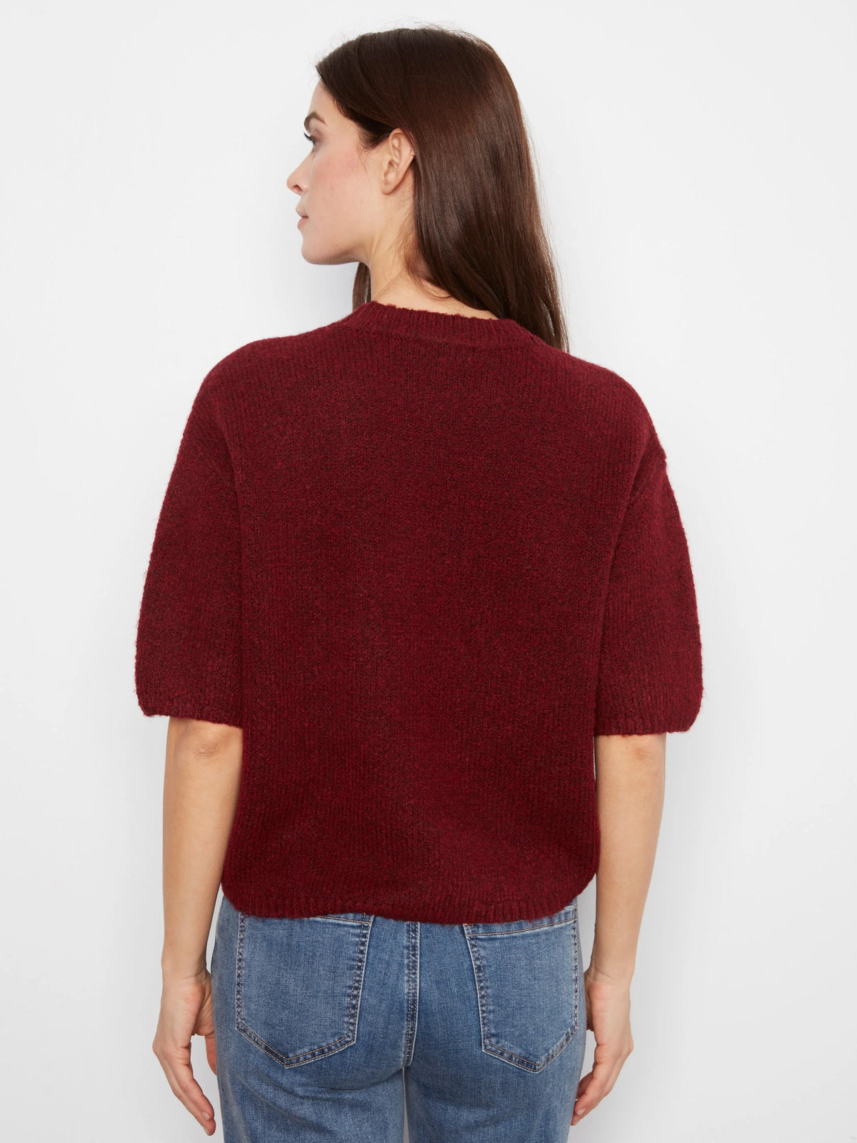 Balloon Elbow Sleeve Sweater