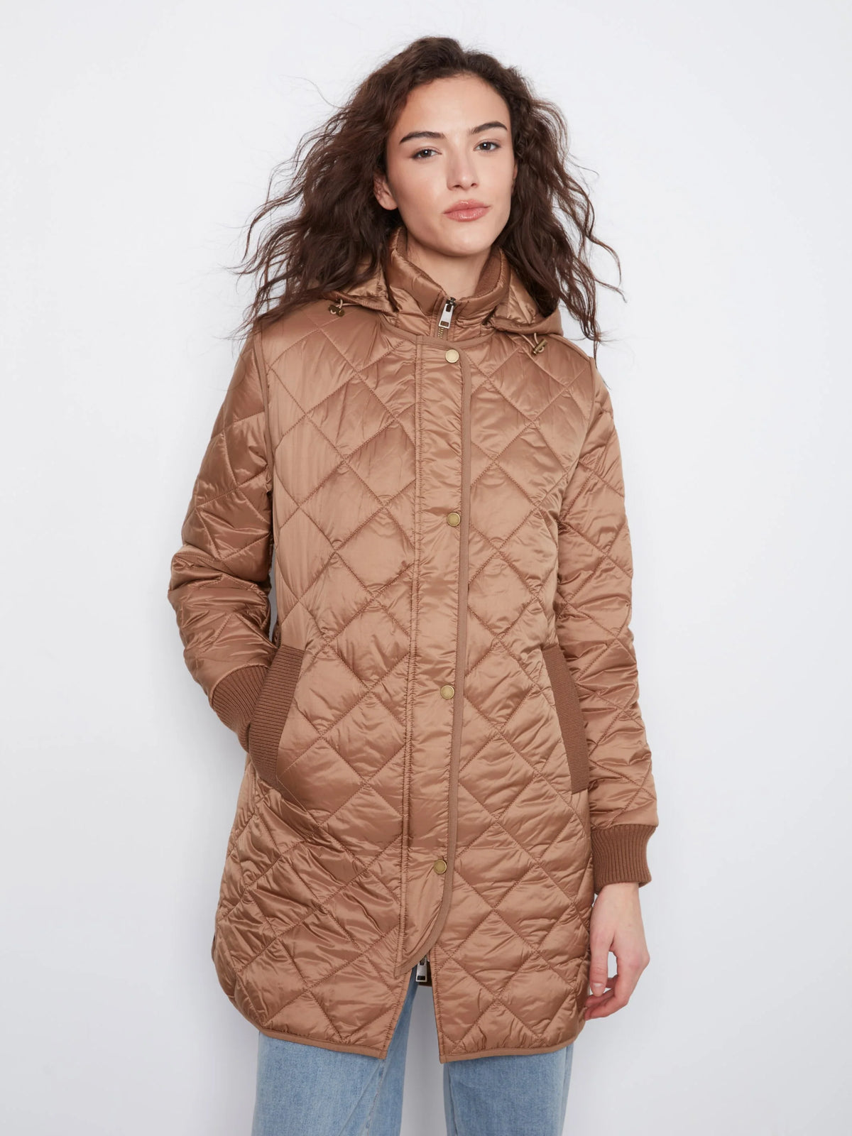 Long Hooded Puffer Jacket