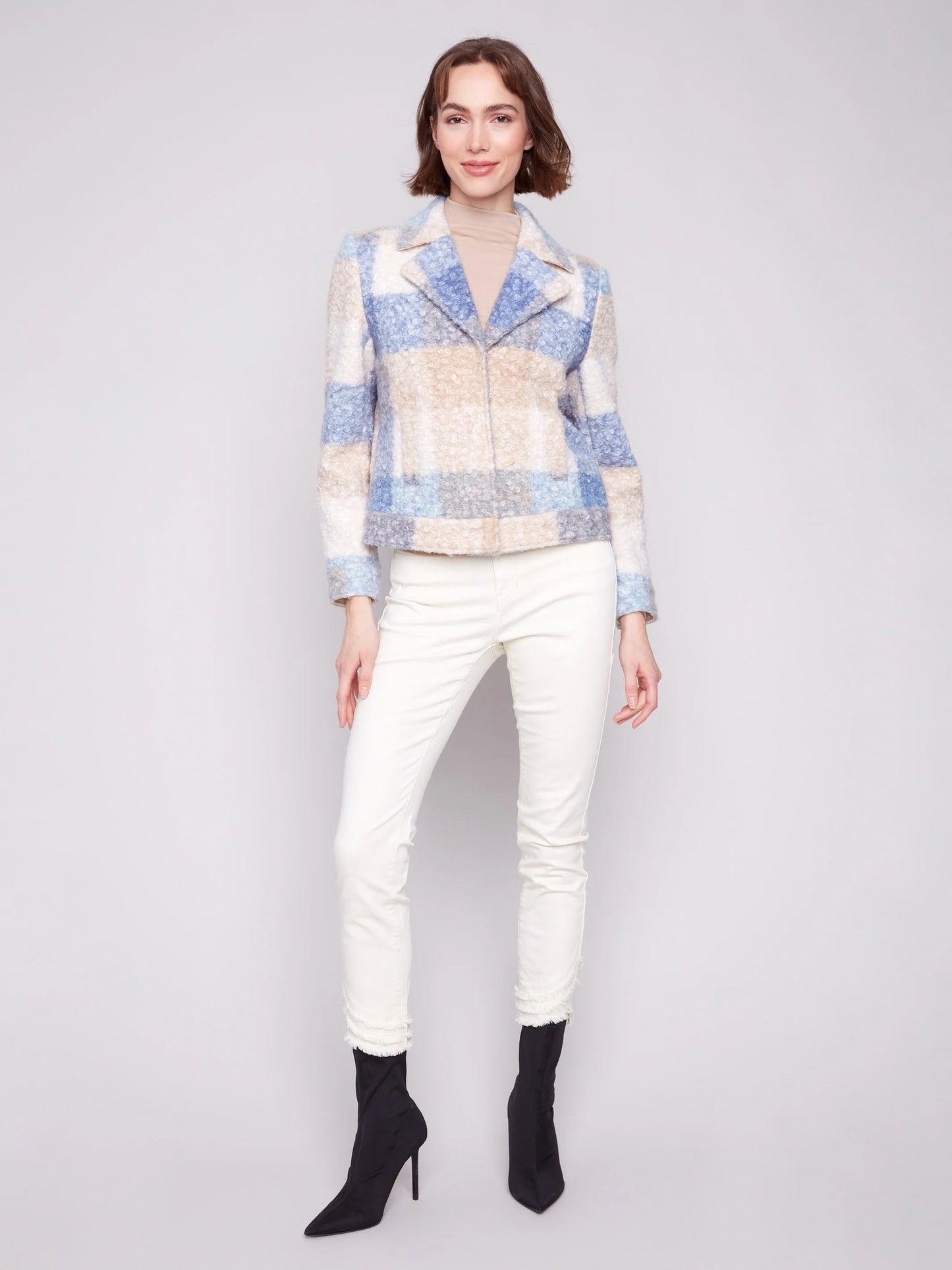 Plaid Boucle Jacket