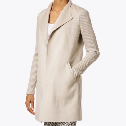 Rib Sleeve Coat