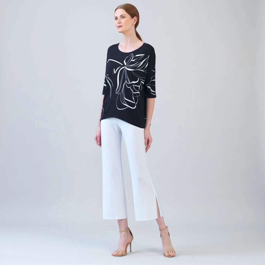 Loose Cut Half Sleeve Top
