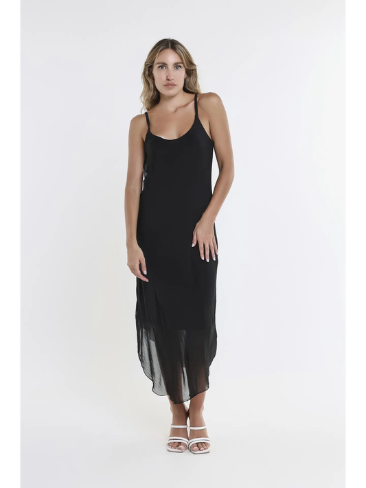 Rachel Silk Midi Dress