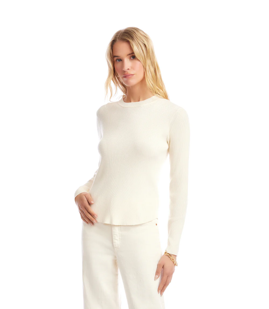 Ribbed Crewneck Sweater