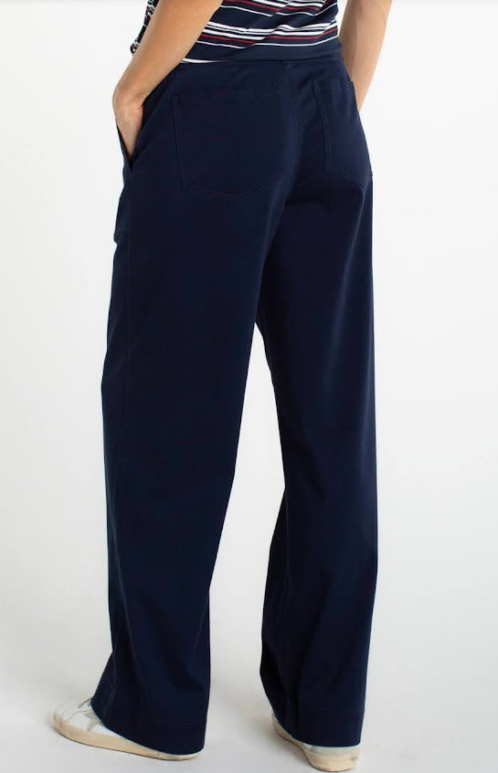 Utility Patch Pocket Wide Leg Pant