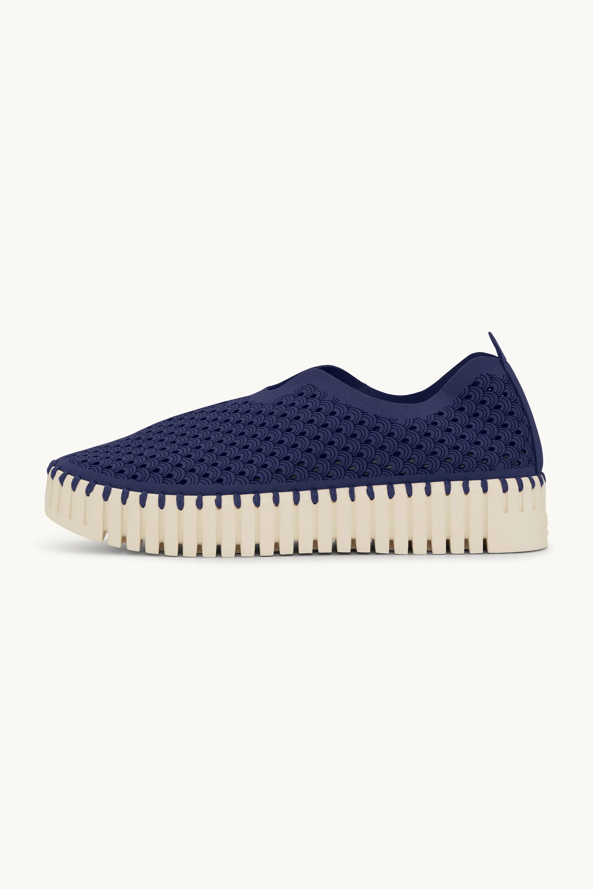 Tulip Platform Perforated Tennis Shoe
