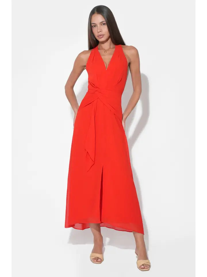 Jessika Halter Midi Dress