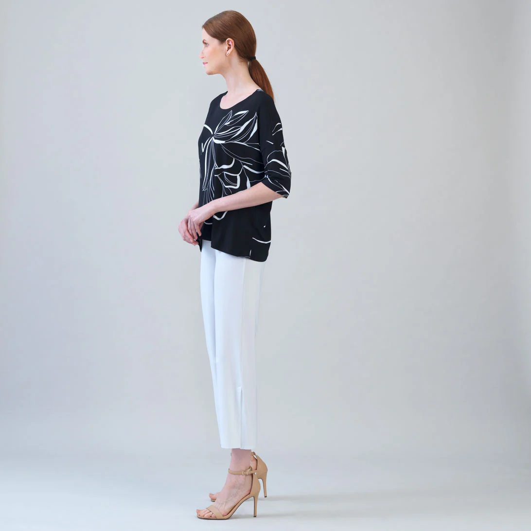Loose Cut Half Sleeve Top