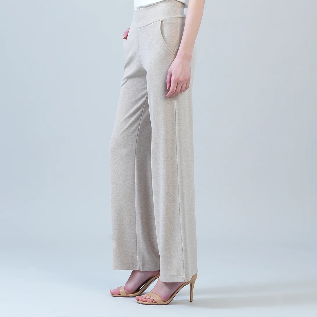 Wide Leg Pocket Pant - Lounge Knit