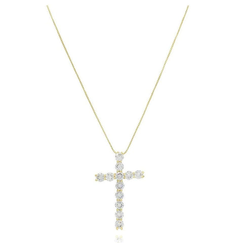 Faith Cross Pendant - Gold