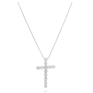 Faith Cross Pendant - Silver