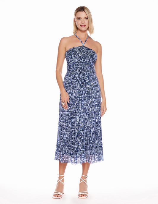 Festoon Halter Dress
