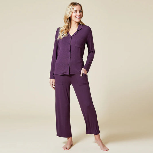 Aria Slim Notch Collar PJ Set