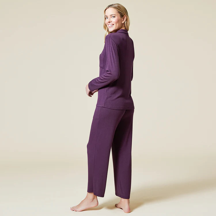 Aria Slim Notch Collar PJ Set