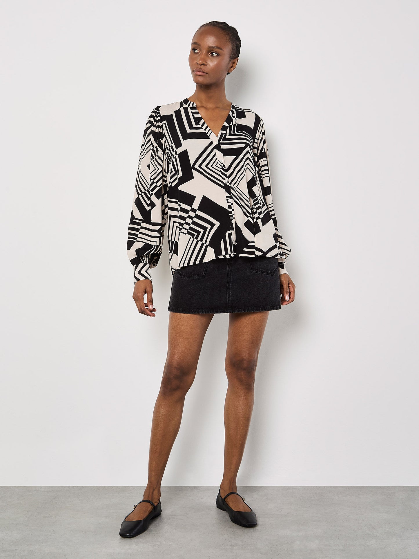 Graphic Squares Shirt