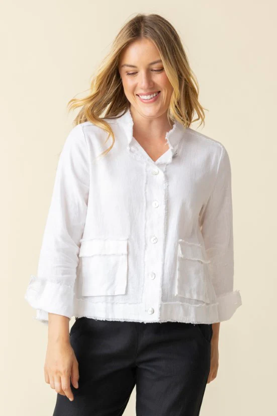 Summer Breeze Linen Jacket