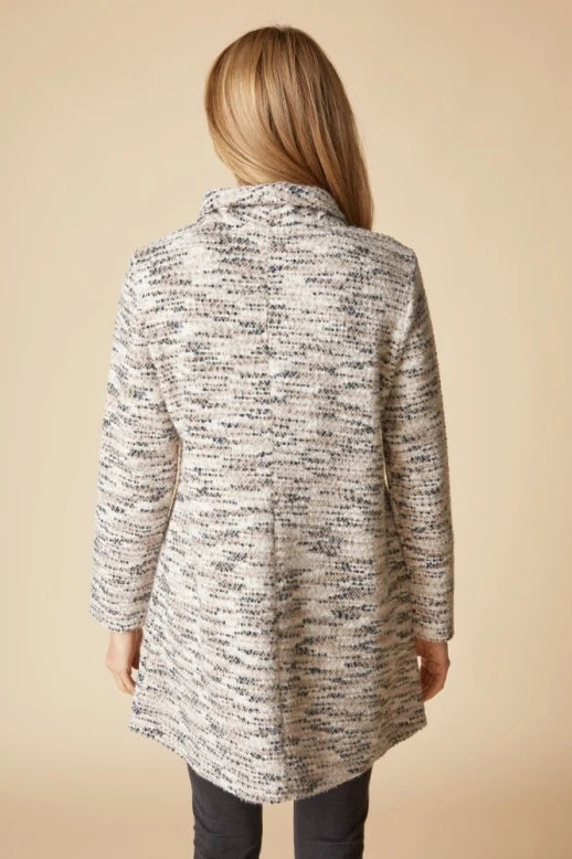 Soft Speckle Speckled Pocket Jacket