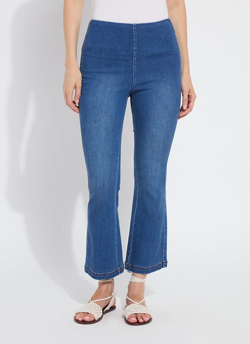 Jade Stretch Tencel Denim Flare