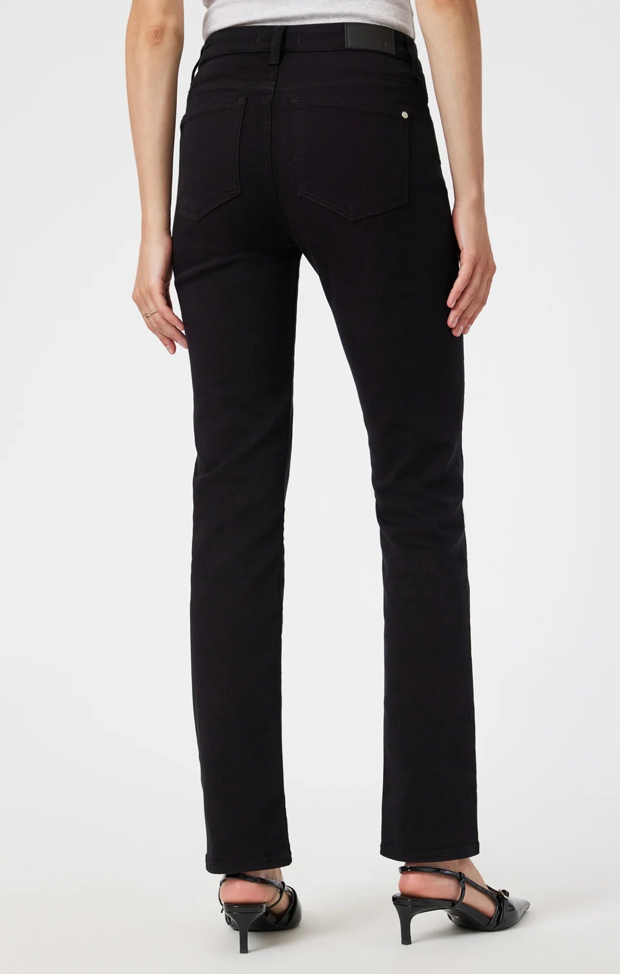 Kendra Black Feather Blue Jean