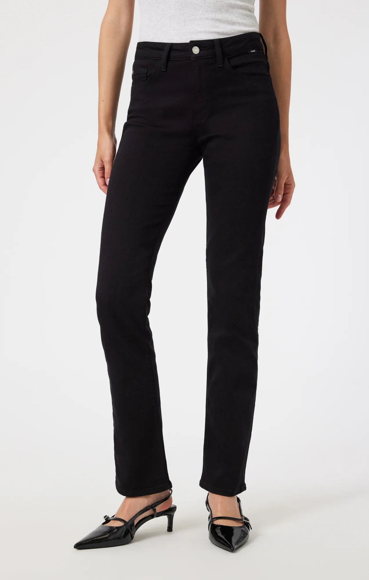Kendra Black Feather Blue Jean