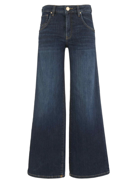 Maya High Rise Fab Ab Wide Leg Jean