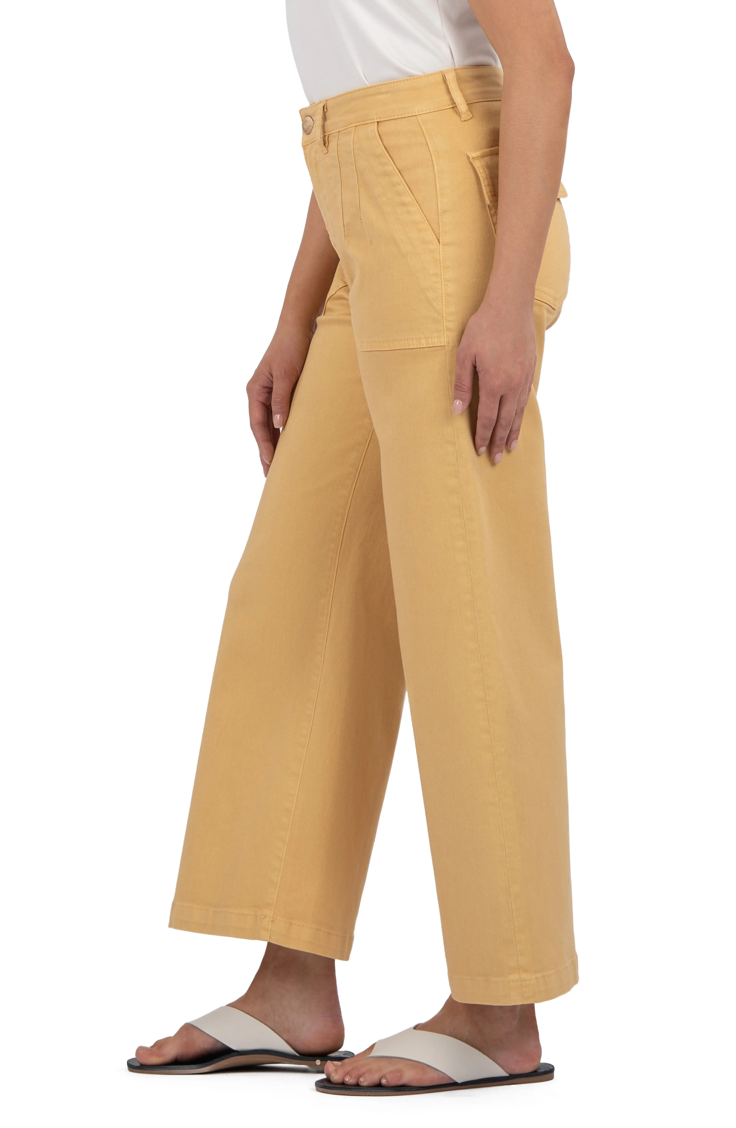 Meg Hi Waist Twill Pants