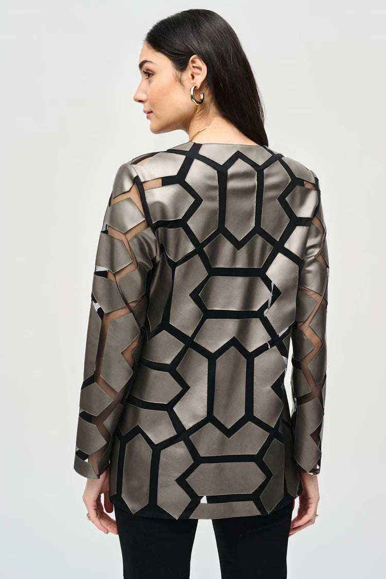 Laser-Cut with Mesh Jacket