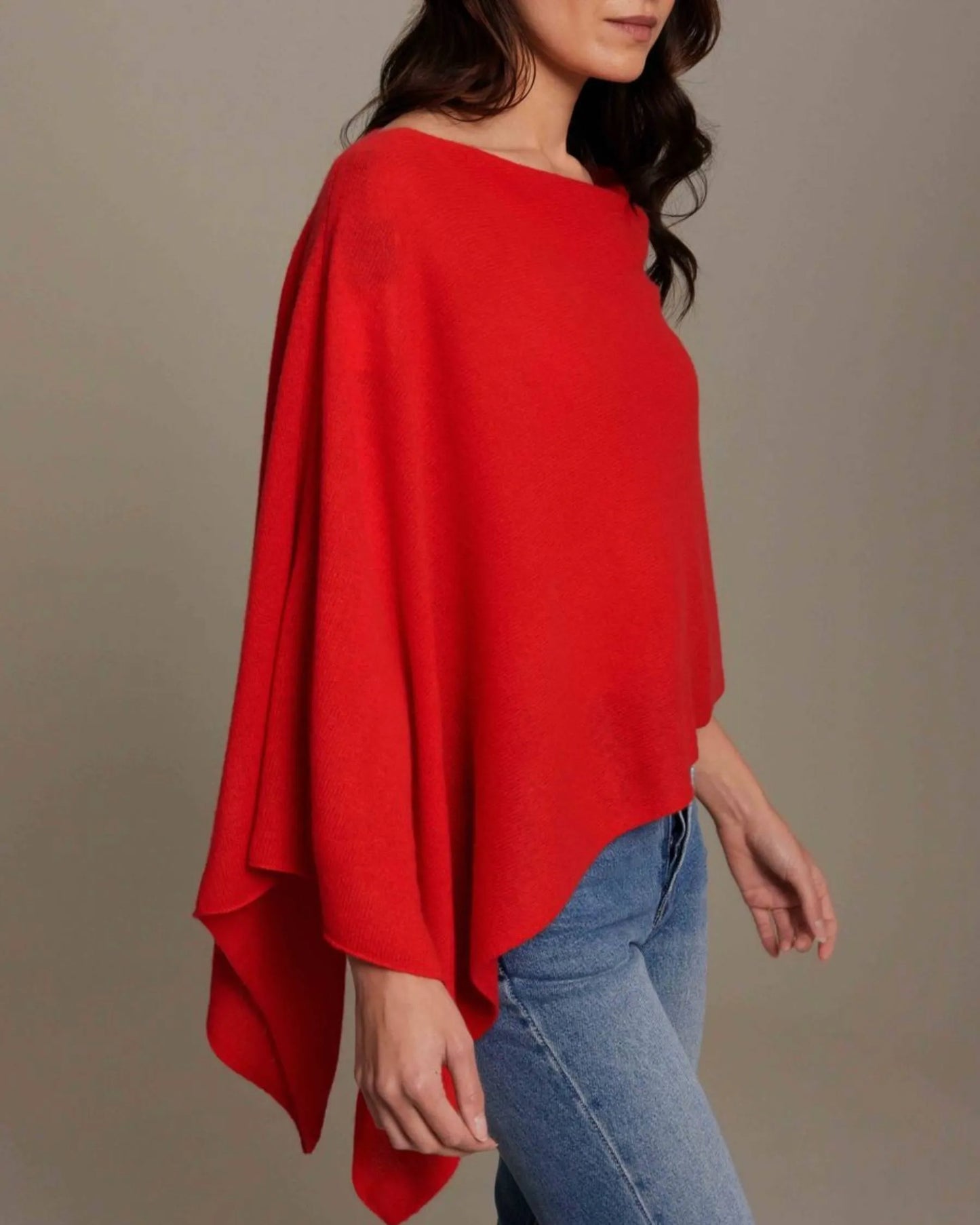 Cashmere Dress Topper Poncho