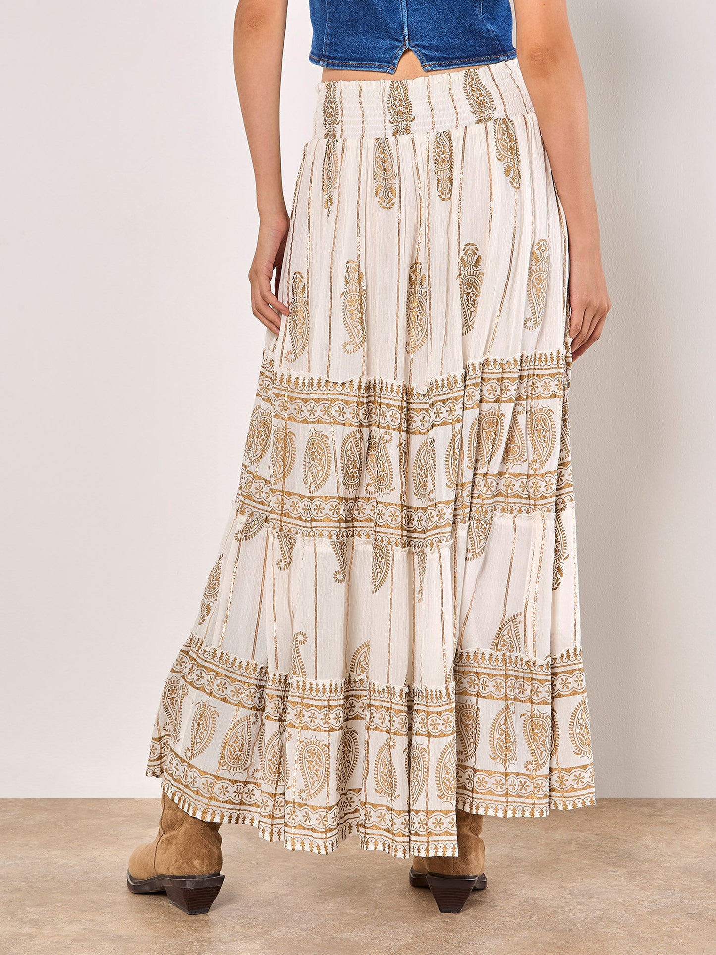 Tiered Maxi Skirt