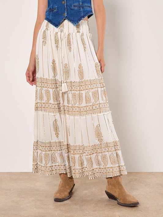 Tiered Maxi Skirt