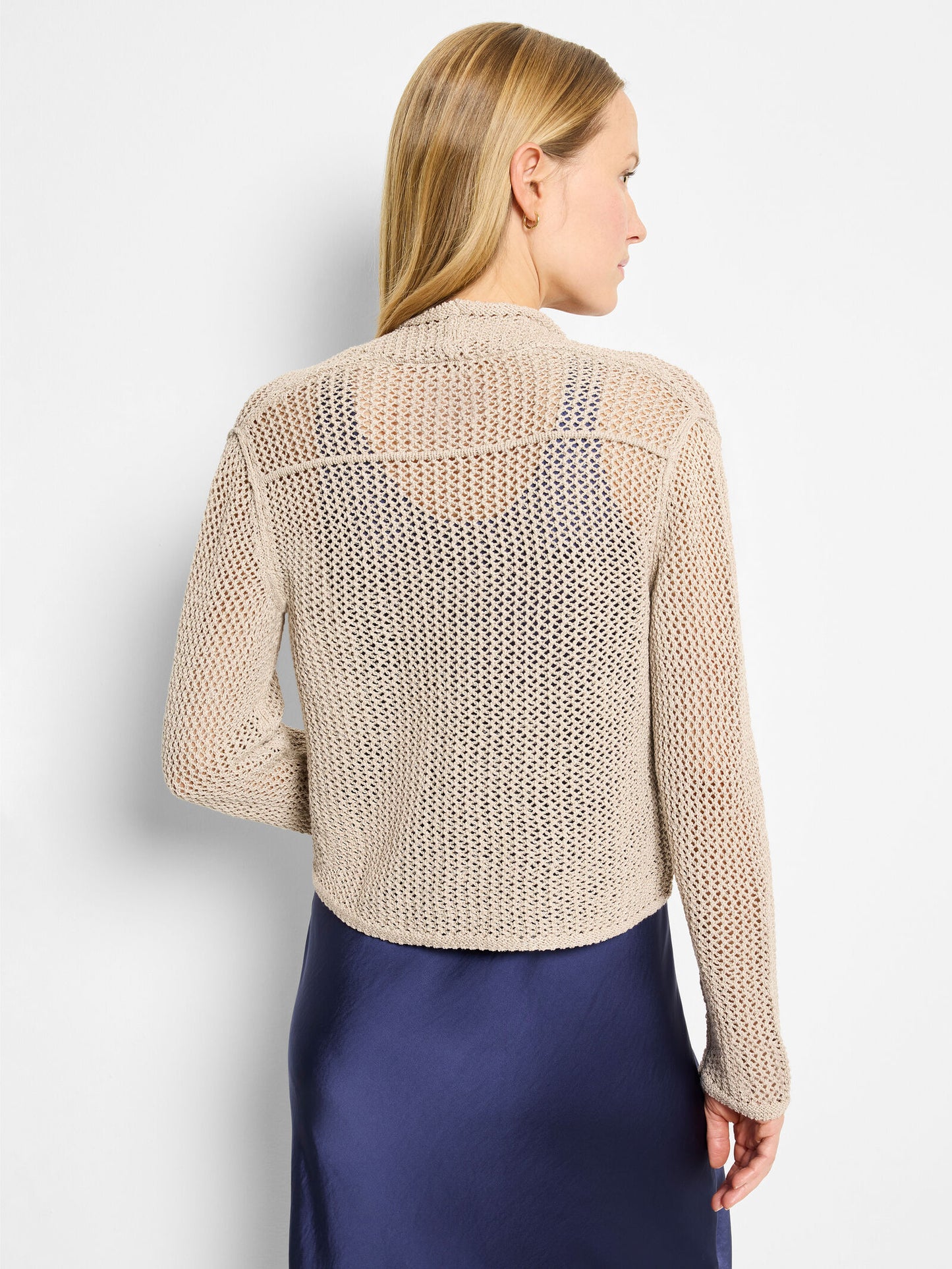 Mesh Cocoon Cardigan