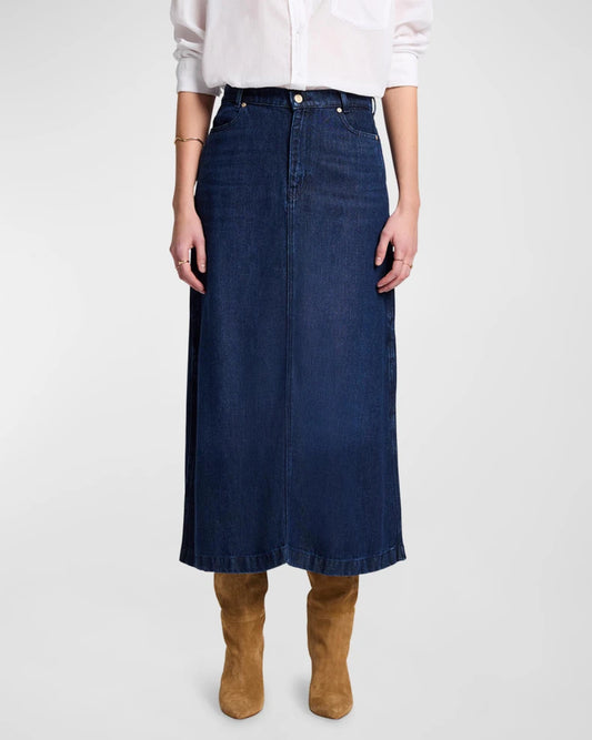Midi Denim Skirt