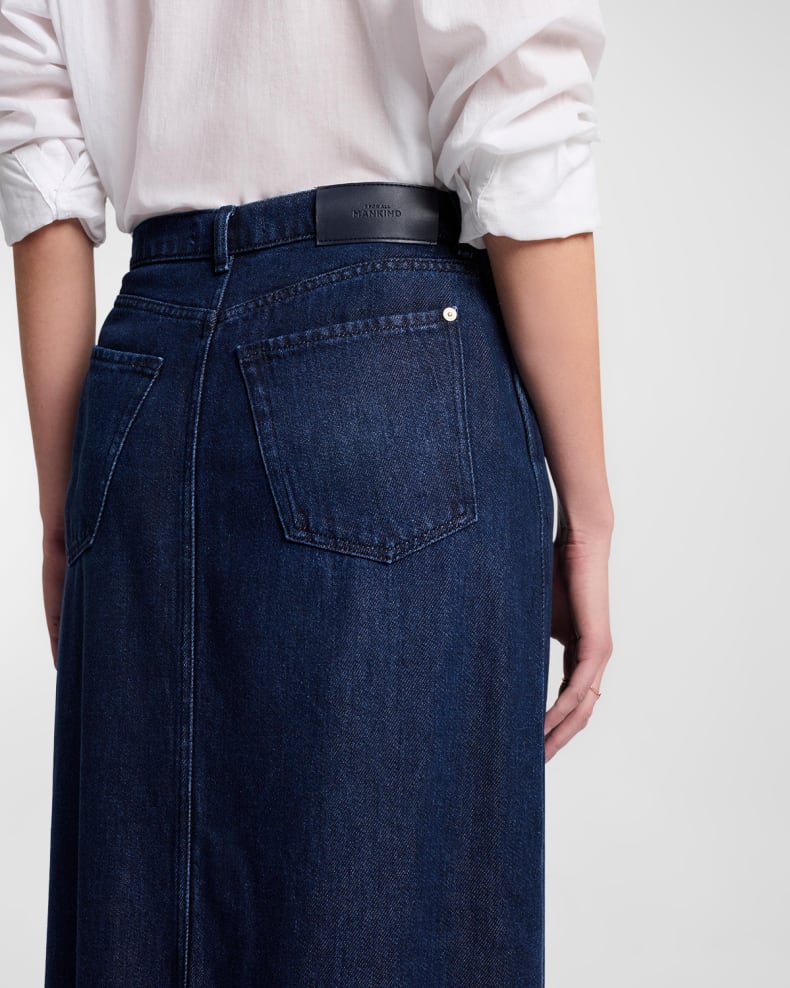 Midi Denim Skirt